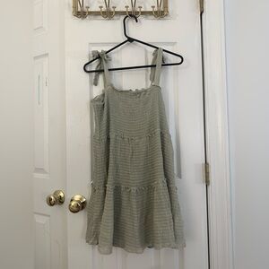 Altar'd State Sage Green Dress